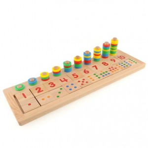 Montessori number teaching board